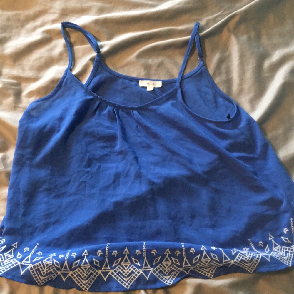 Blue tank top